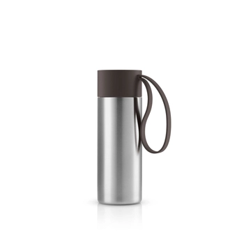 Eva Solo - Kubek termiczny To Go Cup, troczek brązowy