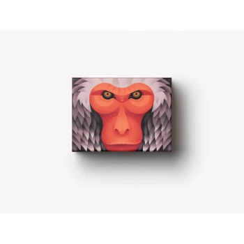 Printworks - Puzzle Japanese Macaque 100 elementów – artystyczny design, kompaktowy format