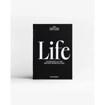 Printworks - Album fotograficzny Life – czarna tkanina, 80 stron