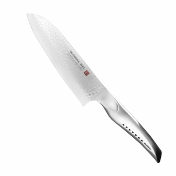 Global SAI - Nóż Santoku - długość ostrza 19 cm | SAI-03