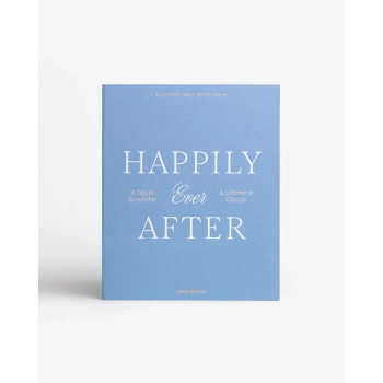 Printworks – Album ślubny Happily Ever After, niebieska oprawa