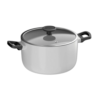 BergHOFF - Garnek aluminiowy Glints Spirit z pokrywą non-stick – 24 cm, 5,6L
