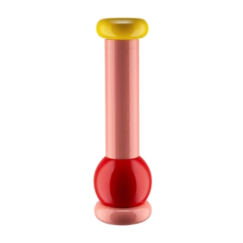 Alessi - Młynek do przypraw MP0210 - różowy, wysokość 23 cm
