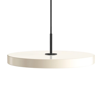 UMAGE (Vita) - Lampa Asteria Medium - średnica 43 cm, biała, czarny dekor