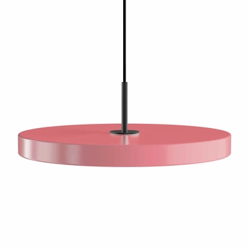 UMAGE (Vita) - Lampa Asteria Plus Medium - różowa, średnica 43 cm, czarny dekor