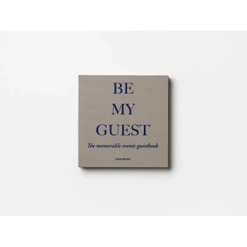 Printworks - Księga gości Be My Guest – szaro-granatowa, 100 stron