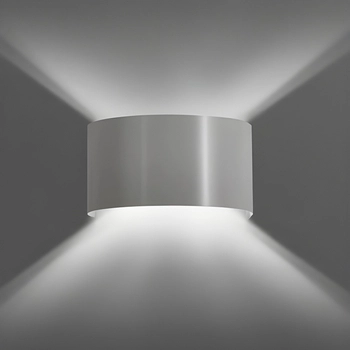 Emibig - Kinkiet ścienny Fold white - szerokość 20 cm, stal  lakierowana