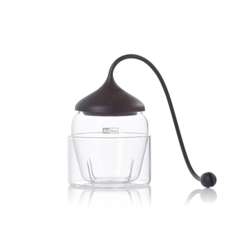 AdHoc - Szklany zaparzacz do herbaty FUSION XL - wysokość 11,50 cm