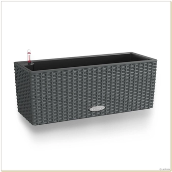 Lechuza - doniczka Balconera Cottage 50 - długość 50 cm, granit