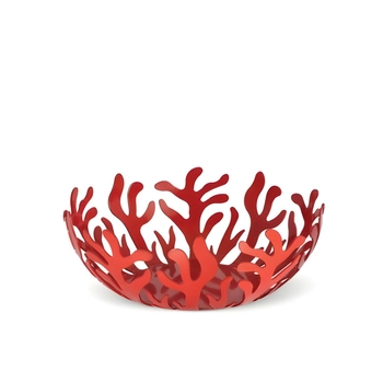 Alessi - Kosz na owoce MEDITERRANEO - czerwony, średnica 21 cm