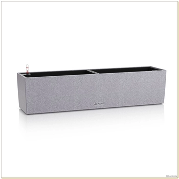 Lechuza - doniczka Balconera Stone 80 - długość 79 cm, kamienny szary