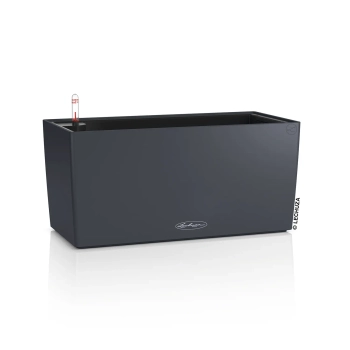 Lechuza - doniczka Balconera Color 40 - długość 40 cm, szary łupek