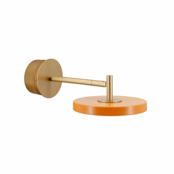 UMAGE (Vita) - Kinkiet Asteria Wall short Hardwire - pomarańczowy, długość 28 cm | Montaż bez kabla
