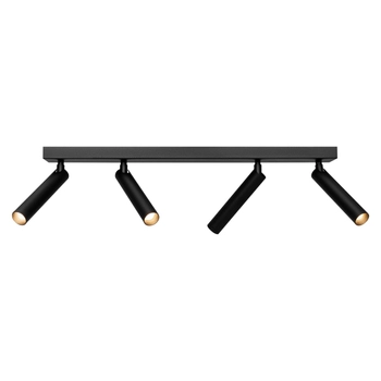 Kaspa - listwa czteropunktowa Roll 4 - szerokość 60 cm, wysokość 17 cm, czarna