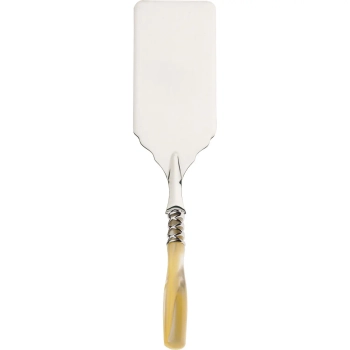 Casa Bugatti - Łopatka do lazanii Arianna – perłowa kość słoniowa, chromowany pierścień