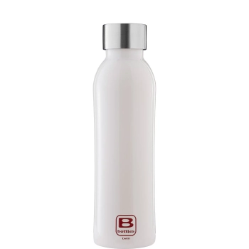 Casa Bugatti - Butelka termiczna B Bottles Twin – stal nierdzewna, biały, 500 ml