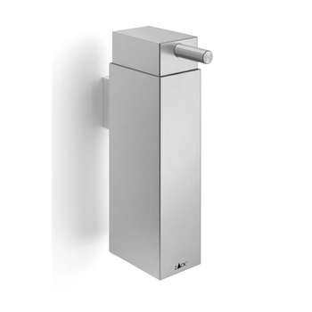 Zack - Dozownik do mydła wiszący Linea - pojemność 190 ml, stal matowa