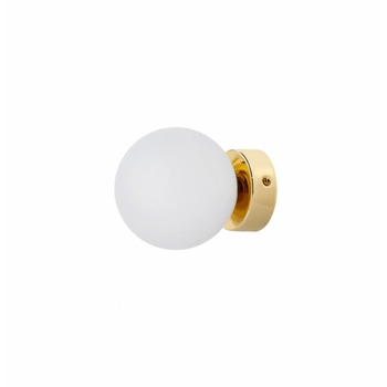 Kaspa - Kinkiet Astra - długość 16 cm, średnica 12 cm, złoty