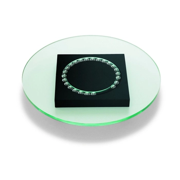 Philippi – Obrotowa patera Lazy Susi - stal, szkło, średnica 35 cm