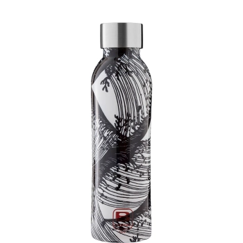 Casa Bugatti – Termos BBOT, czarno-biały wzór morski, 500 ml