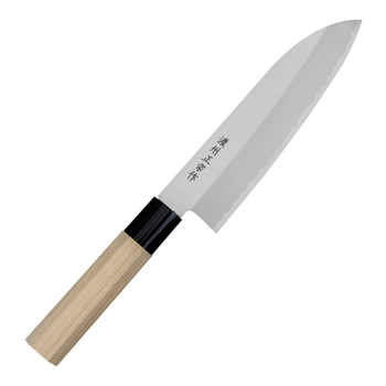 Satake Cutlery - Rdzewny Nóż Santoku - długość ostrza 17 cm | Yoshimitsu 804-042