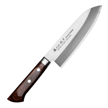 Satake Cutlery - Nóż Santoku - długość ostrza 17 cm | Unique Clad 801-126
