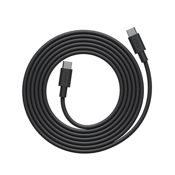 Avol - Kabel 1 USB C do ładowania USB C, 2 m - czarny