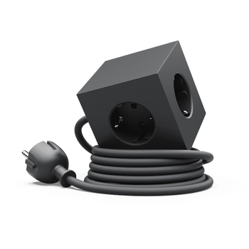 Avol - Listwa zasilająca Square 1 z podwójnym USB-C 30 W i magnetyczną podstawą, 1,8 m - czarna
