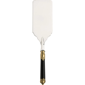 Casa Bugatti - Łopatka do lazanii Rinascimento – czarna, złoty pierścień