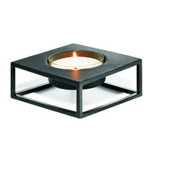 Philippi – Świecznik na tealight Solero, S - czarny, długość 10 cm