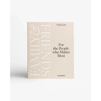 Printworks – Album fotograficzny Family and Friends, beżowy, 30 stron