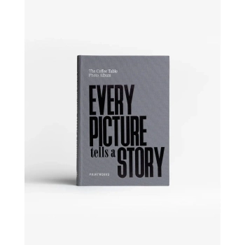Printworks - Album fotograficzny Every Picture Tells a Story – ciemnoszary, 80 stron