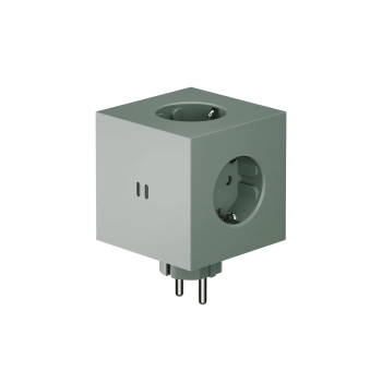 Avolt - Rozszerzacz gniazd Square 2 z USB-C 30 W – zielony