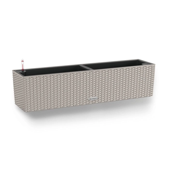 Lechuza - doniczka Balconera Cottage 80 - długość 79 cm, piaskowy brąz