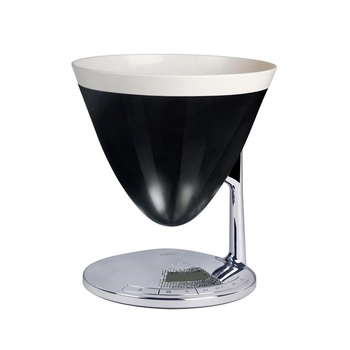 Casa Bugatti - Elektroniczna waga kuchenna UMA - 160 kryształów Swarovski, czarna