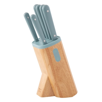 BergHOFF – Zestaw noży kuchennych w bloku Glints Slate, 7 el.