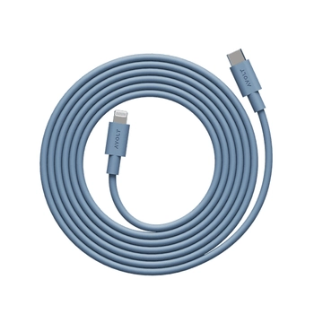 Avol - Kabel 1 USB C do ładowania Lightning (MFi), 2 m - niebieski