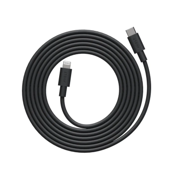 Avolt - Kabel USB-C do Lightning MFi – szybkie ładowanie, czarny, 2 m