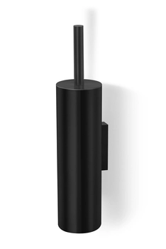 Zack - Szczotka WC wisząca TURBO - stal nierdzewna, wysokość 40,50 cm, czarny