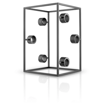 Eva Solo – Stojak na wino metalowy, czarny mat, 6 butelek