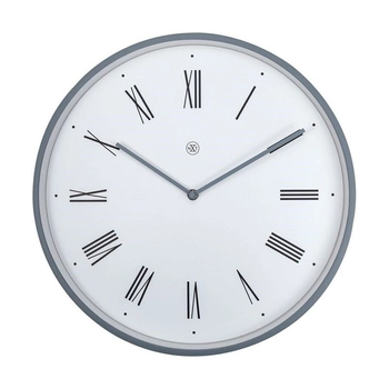 NeXtime – Zegar ścienny Duke z rzymskimi cyframi, biały, 40 cm