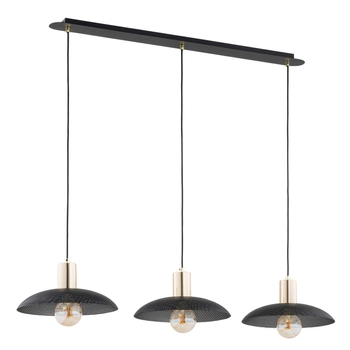 Emibig - Lampa wisząca Spirit 3 black - wysokość max 100 cm, stal lakierowana proszkowo