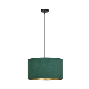 Emibig - Lampa wisząca Hilde 1 bl green - wysokość max 100 cm, stal lakierowana, abażur