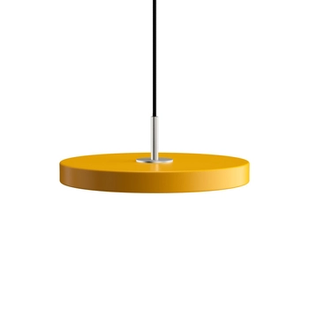 UMAGE (Vita) - Lampa Asteria Mini - średnica 31 cm,  żółta, stalowy dekor