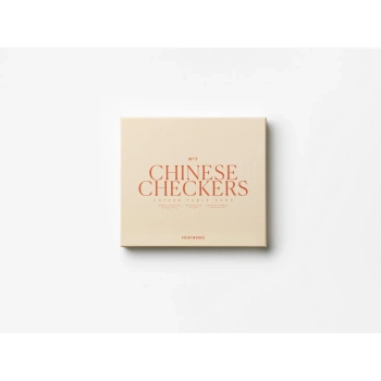 Printworks – Gra planszowa Chińskie warcaby, drewniana plansza