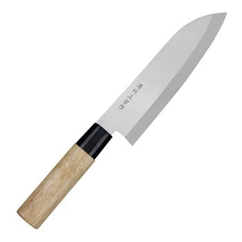 Satake Cutlery - Nóż Santoku - długość ostrza 17 cm | Megumi Classic 801-614