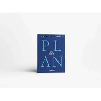 Planer tygodniowy - The Perfect Plan, Niebieski - Printworks