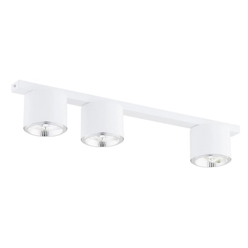 Emibig - Lampa sufitowa Nano 3 white - szerokość 70 cm, stal lakierowana proszkowo