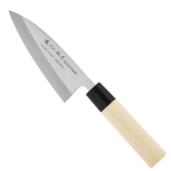 Satake Cutlery - Leworęczny Nóż Deba - długość ostrza 12 cm | S/D 804-226