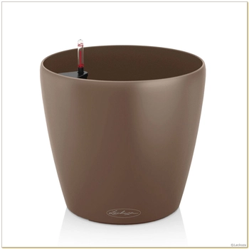 Lechuza - Doniczka Classico Color 21, średnica 21,5 cm, muszkatołowa